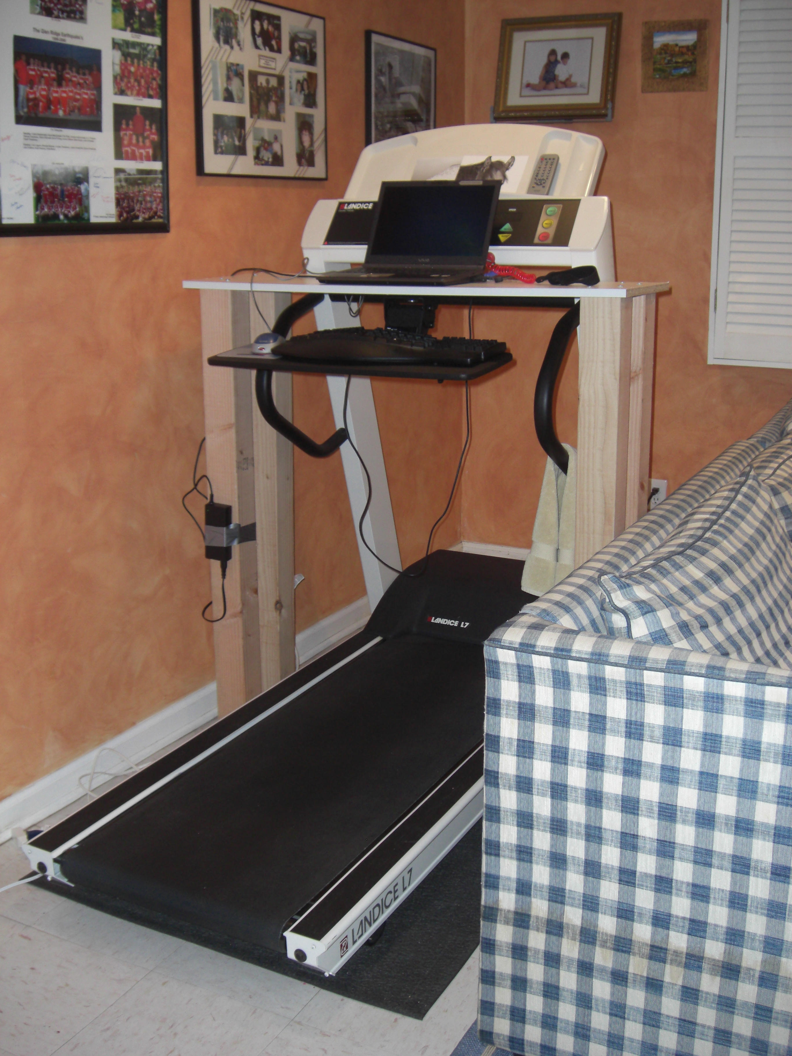 my proud accomplishment: a diy treadmill desk | nancy herkness