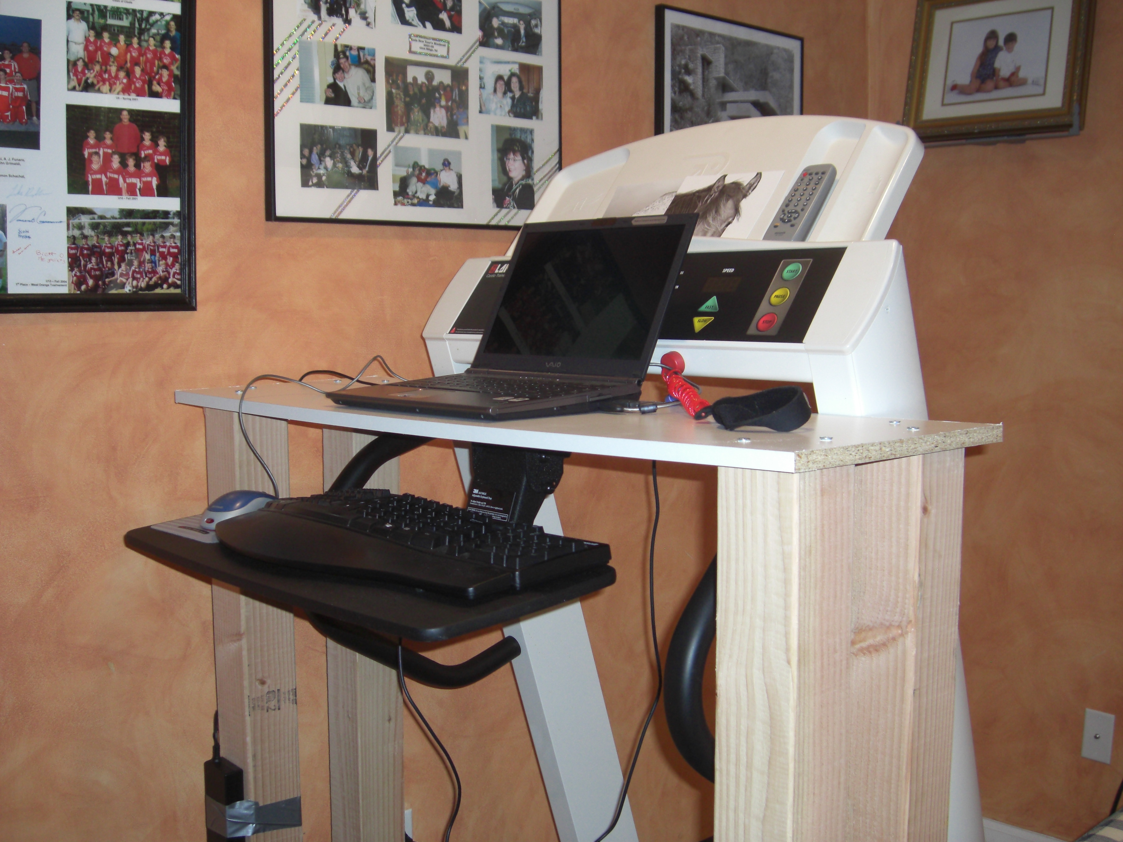 My Proud Accomplishment A Diy Treadmill Desk From The Garret
